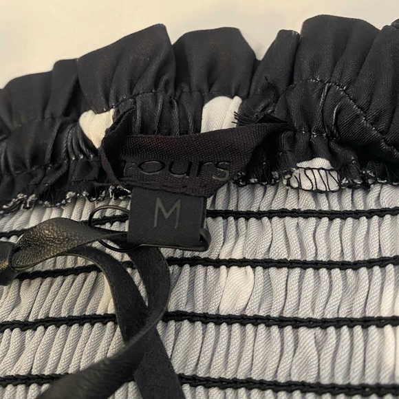 Revolve H:ours black & white polka dot mini dress - Picture 3 of 8